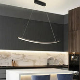 Minimalist Curved Dining Room Pendant Light - Clowas